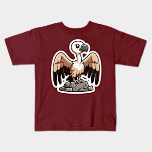 Kawaii Eagle Splash of Forest Frolics and Underwater Whimsy! Kids T-Shirt